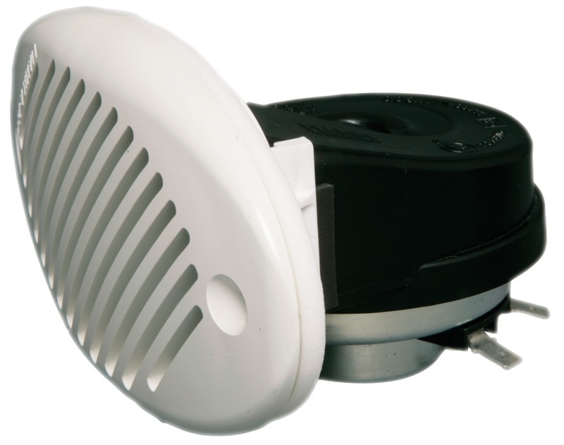 FIAMM Marine trúba oválna 140 x 80 mm biela  klaksón MARINE HORN 12V