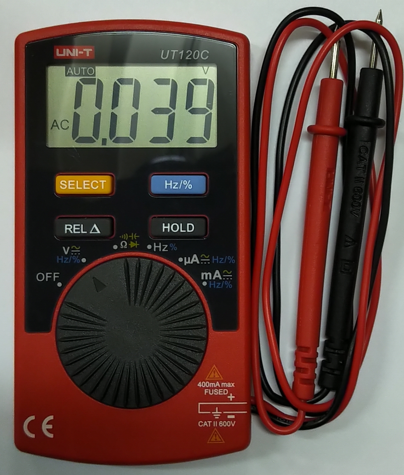 UNI-T Digitálny multimeter UT120  ampérmeter, voltmeter, ohmmeter