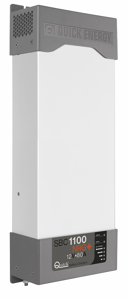 QUICK Automatická nabíjačka SBC 1100 NRG PLUS FR, 80 A, 12 V  pre 3 batérie