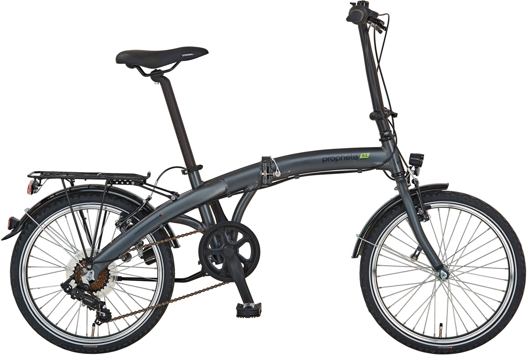 PROPHETE 9.1 Bicykel skladací 20" s prehadzovačkou