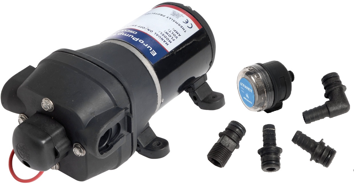 EUROPUMP 18 Tlakové vodné čerpadlo 17 l/min, 12 V  SFDP1-045-040-41