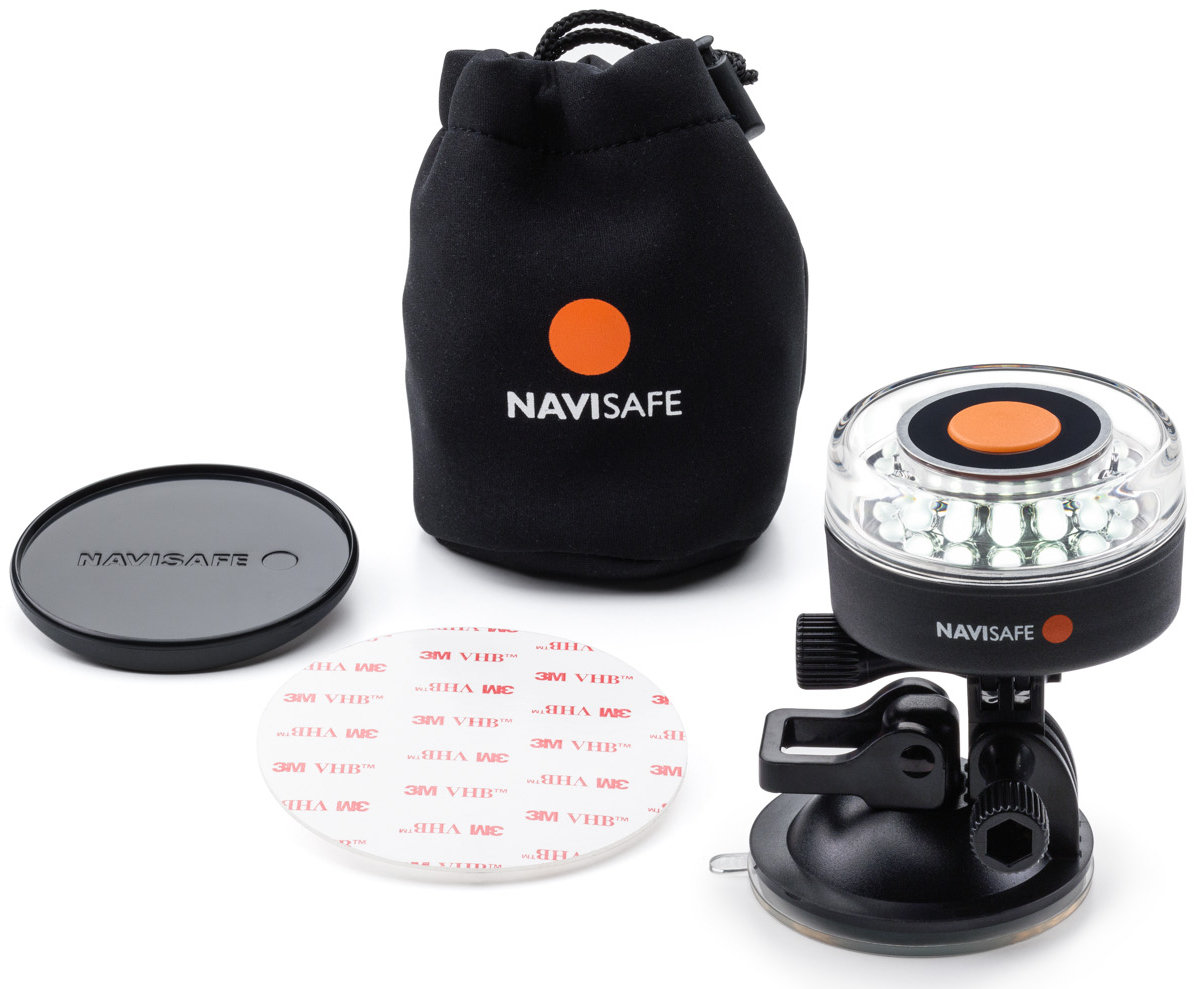 NAVISAFE Navilight 360° 2 NM prísavkové navigačné led svetlo biele