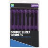 PRESTON Double Slider Winders - 20cm Green