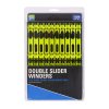 PRESTON Double Slider Winders - 13cm Yellow