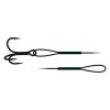 ZEBCOEU Trophy Steel Trace 7x7 - Expert Single Hook L: 60cm 12 kg 1 pcs