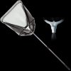 ZEBCOEU L: 140m Wide Mesh Telescopic Landing Net W: 60cm H: 50cm D: 50cm 8x8mm 2