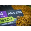 MATRIX MXC-1 4” Pole Rigs (Variant MXC-1 Size 18 Barbless / 0.125mm / 4" (10cm) Pole Rig - 8pcs)