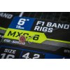 MATRIX MXC-6 6” F1 Bands (Variant MXC-6  Size 18 Barbless / 0.125mm / 6" (15cm) F1 Band - 8pcs)