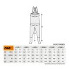 FOX Lightweight Lined Waders - Khaki (variant Khaki LW lined waders 12 / 46)