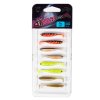 FOX RAGE Micro Tiddler Fast Mixed Colour Lure Pack (Variant Rage UV Micro TF 4cm x 8pcs RW HO CA W)