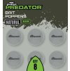 FOX RAGE PREDATOR Bait Poppers (Variant Fox Rage Predator Bait Poppers Natural X-Large)