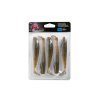 FOX RAGE Ultra UV Zander Pro Shad Single Colour Packs (Variant 5x Ultra UV Lemontiger - 7.5cm)