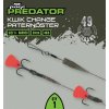 FOX RAGE PREDATOR Kwik Change Paternoster Traces (Variant Fox Rage Predator Kwik Change Paternoster Trace 30cm Size 4 Barbed)