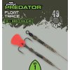 FOX RAGE PREDATOR Float Traces (Variant Fox Rage Predator Float Trace 52cm Size 6 Barbed - 40lb)