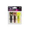 FOX RAGE Ultra UV Mixed Colour Lure Packs (Variant 5x Mixed Colour Ultra UV Zander Pro Shads - 7.5cm)