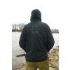 black cat mikina black zipped hoody