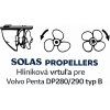 SOLAS PROPELLERS Hliníková vrtuľa pre Volvo Penta DP280 290 typ B