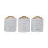 set 3 pezzi barattoli da cucina