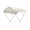 3 OBLÚKY BIMINI Z NEHRDZAVEJÚCEJ OCELE TESSILMARE (Varianta WHITE BIMINI CM 170X140H)