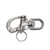 KARABÍNY AISI 316 S OTOČNÝM OKOM (Varianta SWIVEL EYE BOLT SNAP SHACKLES MM.70)