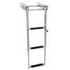 TELESKOPICKÉ REBRÍKY Z NEHRDZAVEJÚCEJ OCELE (Varianta STEP LADDER 3 STEPS MM.875/380X295)