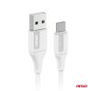 AMIO Kábel USB na USB-C, 3A, 100 cm, FullLINK