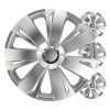 VERSACO Puklice Energy 15” strieborná sada 4 ks