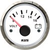 vyr 44531KUS Voltmeter 8 16 V biely 52 mm