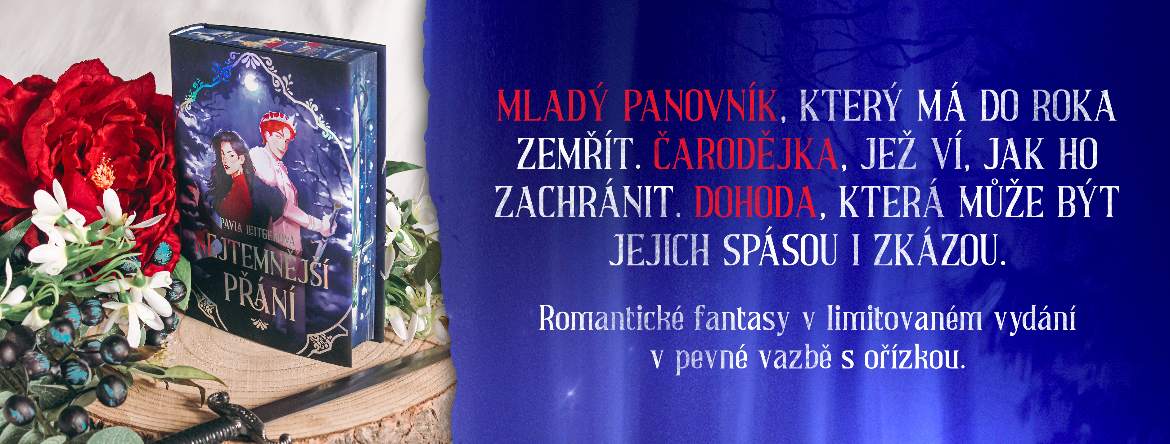 Mladý panovník, který má do roka zemřít. Čarodějka, jež ví, jak ho zachránit. Dohoda, která může být jejich spásou i zkázou. Romantické fantasy plné napětí, nečekaných zvratů a jiskření mezi hlavními hrdiny, díky kterému zjistíte, jak snadné je stát se zá