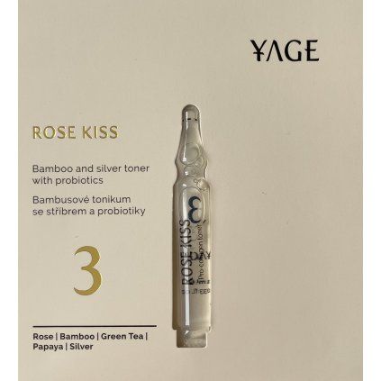 Sample No. 3 Bamboo and Silver Toner with probiotics 1ml  ROSE KISS