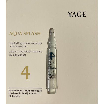 Sample No. 4 - Multi molecular HA Hydrating Esence with Spirulina 1ml  AQUA SPLASH