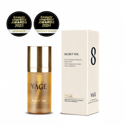 No. 8  Vit.C+Collagen Platinum Hydromist  Secret Veil