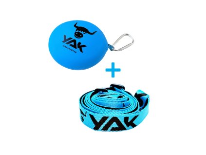 Modrý set popruh a pouzdro YAK