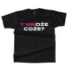 Vtipné pánské tričko YAKOŽE COŽE? černé