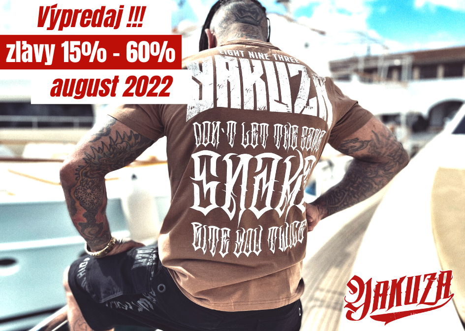 Yakuza shop obchod so značkovým a streetwear oblečením za