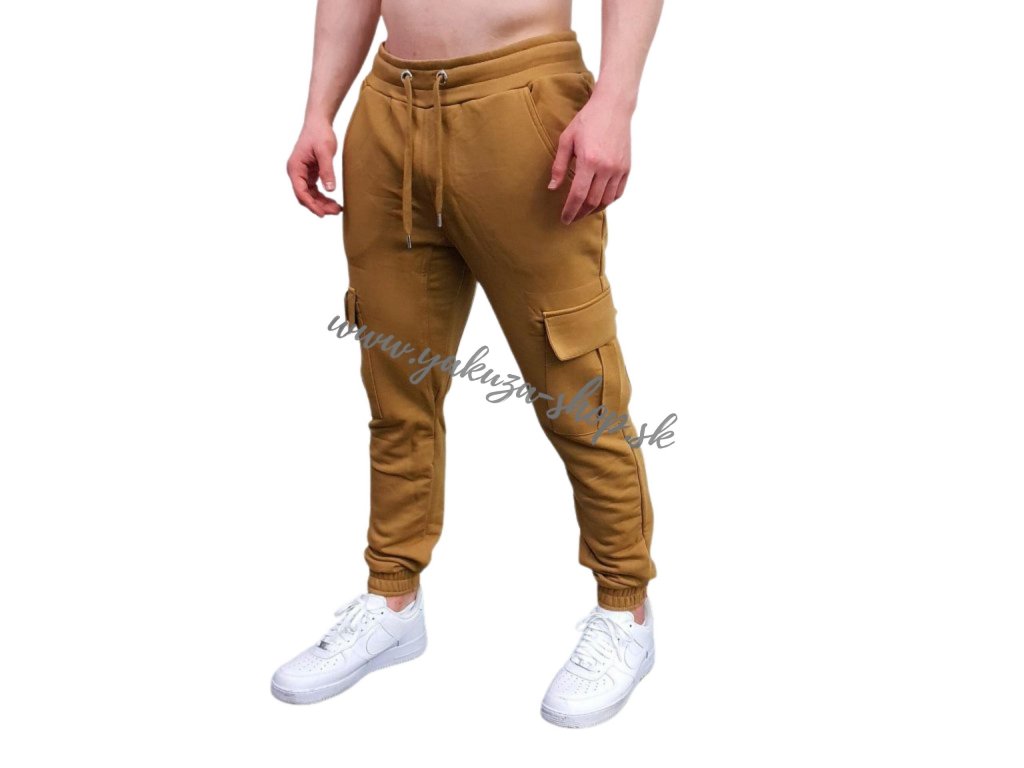 Alpha Industries Terry Jogger tepláky pánske khaki