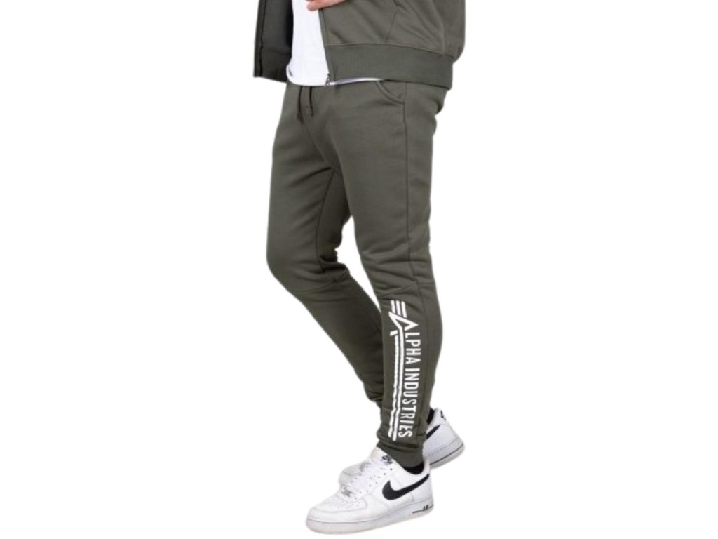 pánske dark olive Alpha JOGGER tepláky Industries AI