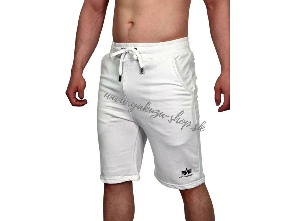 white pánske Short Alpha SL Industries šortky Basic