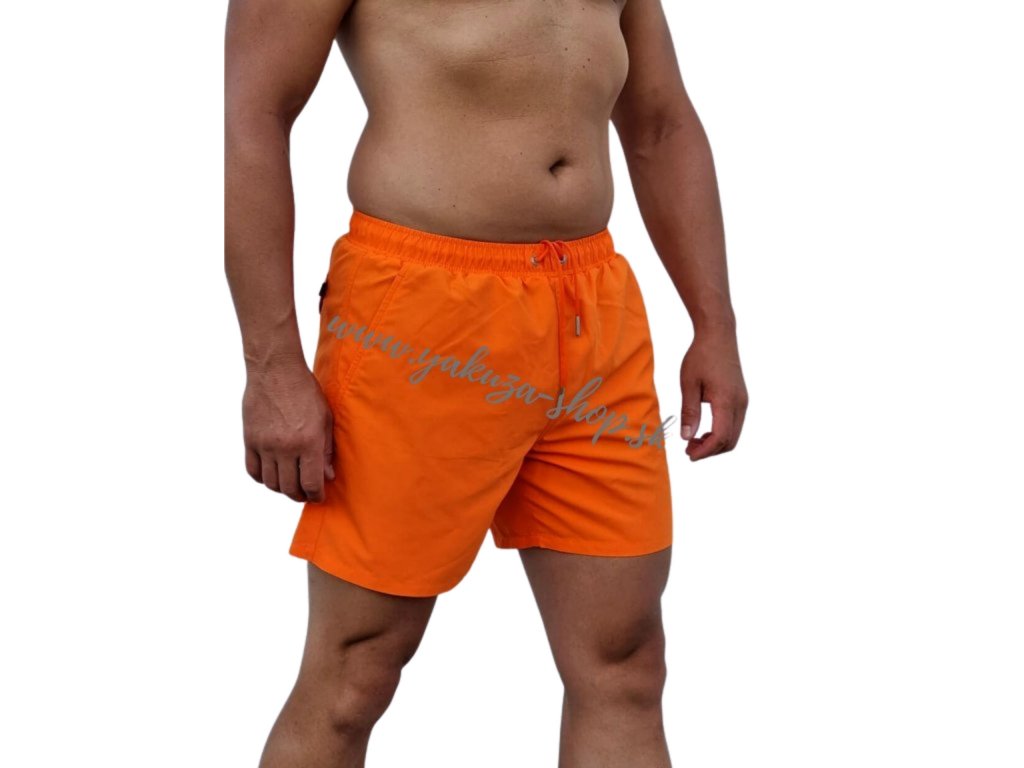 Alpha Industries plavky Orange Short šortky Swim Hydrochromic Alpha pánske AOP