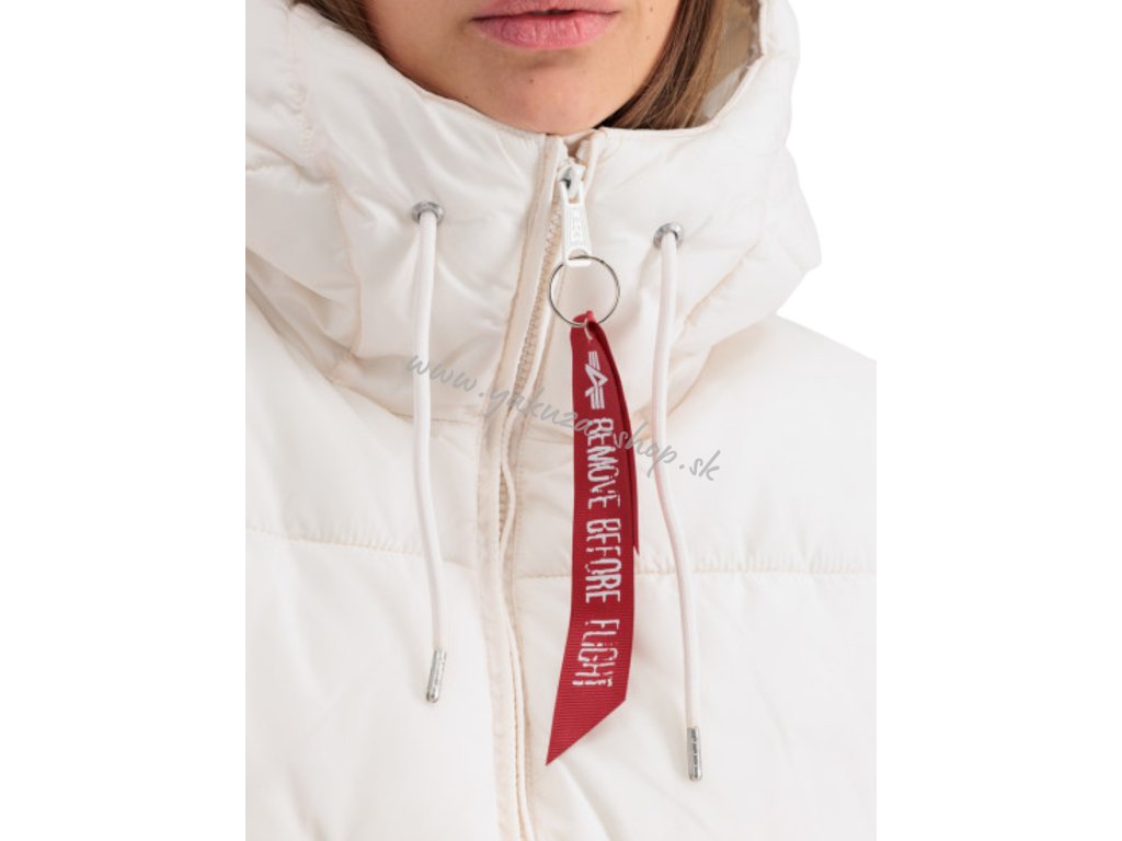 VEST PUFFER dámska Wmn LONG white stream Industries vesta Alpha jet