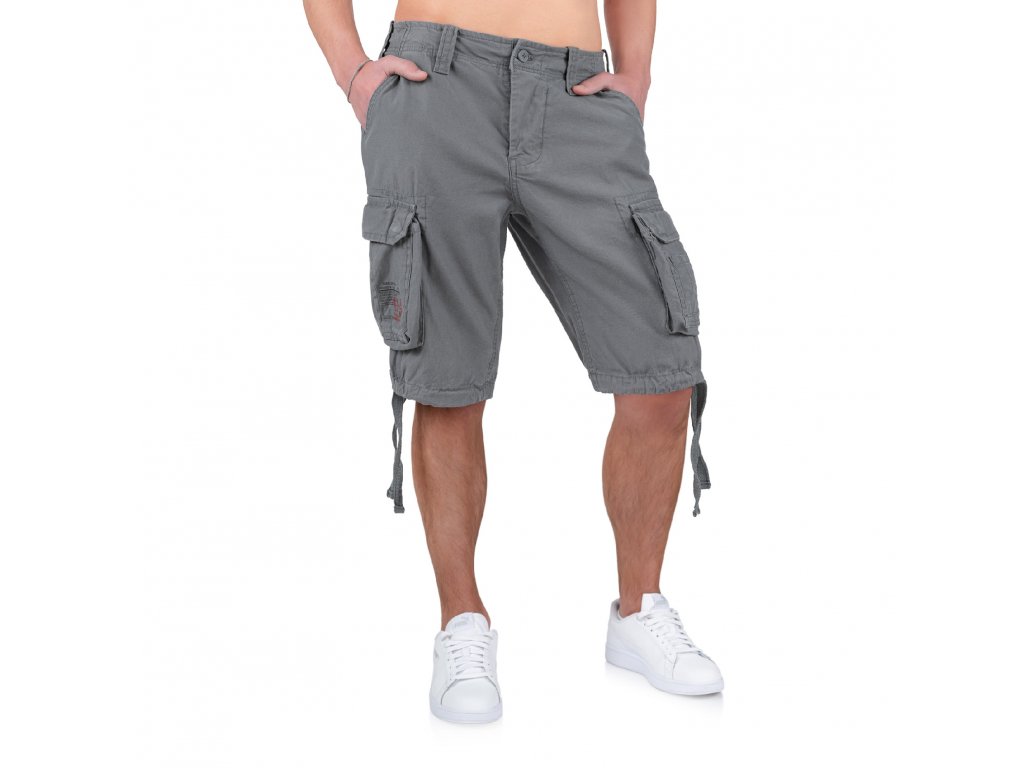 Surplus AIRBORNE VINTAGE pánske kapsáčové šortky grey