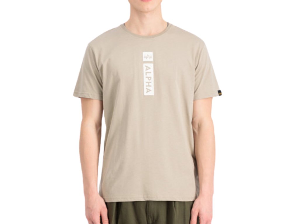 Alpha Industries tričko pánske Alpha PP T vintage sand 2