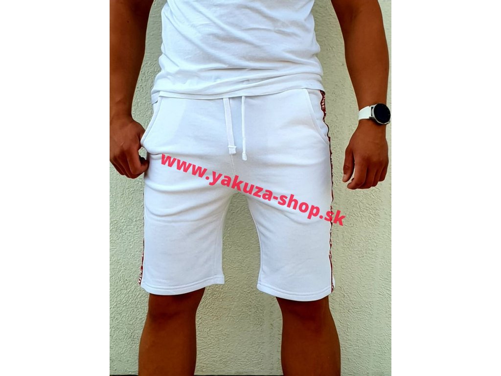 Alpha Industries RBF TAPE JOGGER Short pánske šortky white