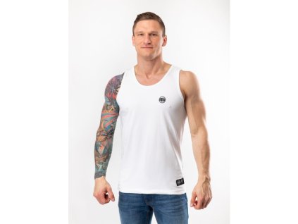 PitBull West Coast tielko SMALL LOGO pánske white