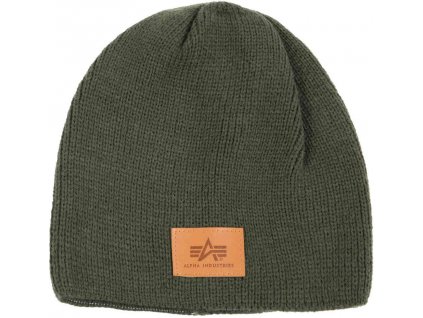 Alpha Industries Knit Beanie čiapka dark green