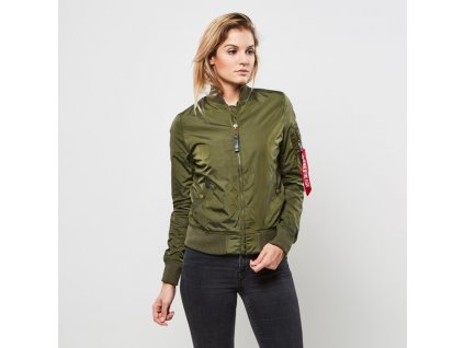 Alpha Industries dámska bunda MA-1 TT Dark Green