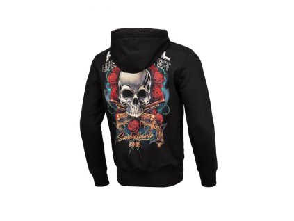 Pitbull West Coast mikina s kapucňou SANTA MUERTE black
