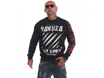 Yakuza WE LOVE mikina pánska PB 16010 black