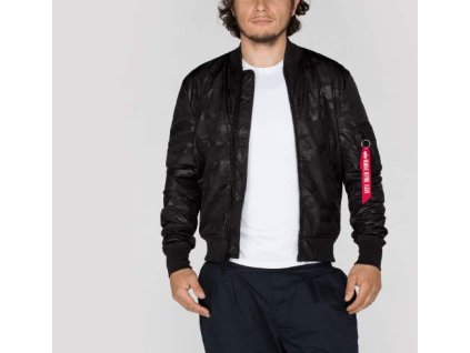 Alpha Industries MA-1 Hidden Camo bunda prechodná Black