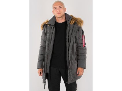 Alpha Industries PPS N3B pánska zimná bunda greyblack